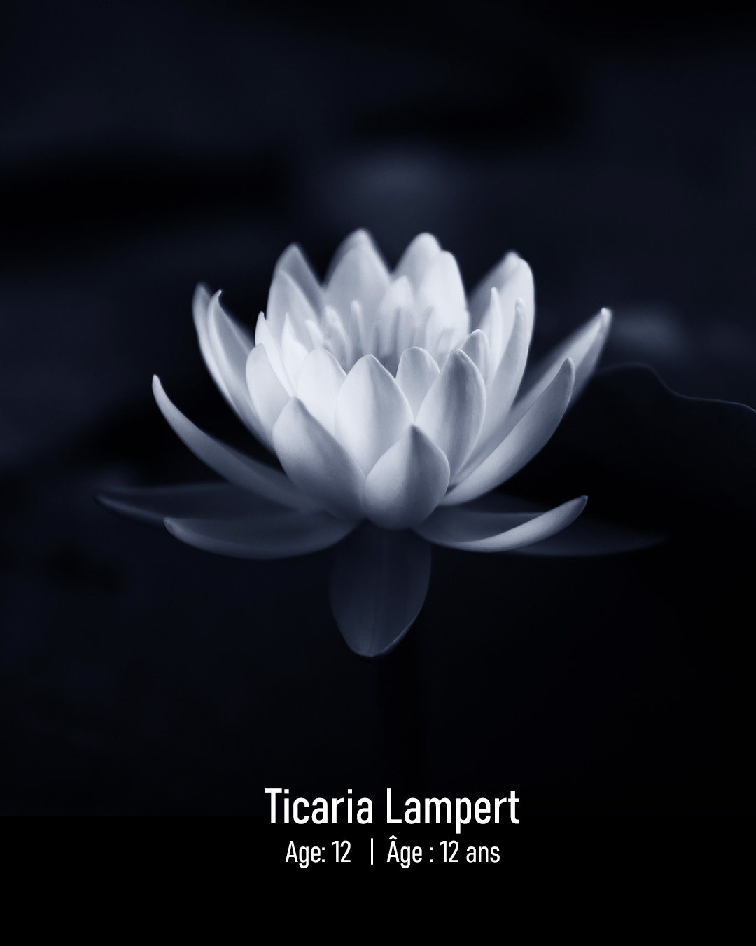 Ticaria Jacobs  Age 12  |  Âge : 12 ans