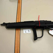 Prohibited semi-automatic rifle seized by Yukon RCMP.