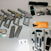Parts for manufacturing ghost guns seized by Yukon RCMP.