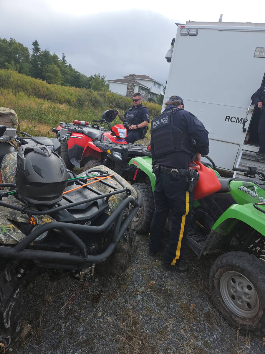 ATV operators identified as RCMP and partners continue patrols of ...