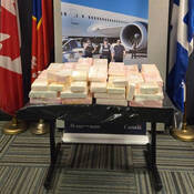 RCMP officers seized 62.7 kilos of cocaine.