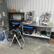 Two single-punch pill presses were among the items seized in Sorel.