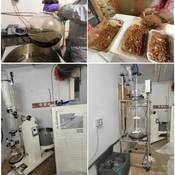 Chemistry equipment, dry and liquid fentanyl being made