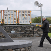 Retired RCMP Deputy Commissioner, Gary Bass has been attending the Air India Memorial in Ahakista, Country Cork, Ireland each year since on June 23, 1997. He is pictured here laying a wreath on behalf of the RCMP, honoring the 329 victims. Photo provided by Gary Bass.