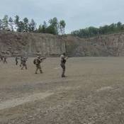 Military-style training in which the accused took part.