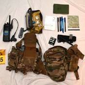 Example of seized military equipment.