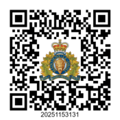 QR code public can use to anonymously upload images or video