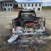 Burned pickup