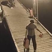 Photo of theft suspects from boats at Pedder Bay Marina.