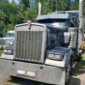 This black Kenworth tractor-trailer was involved in a fatal collision where police are looking for a key witness