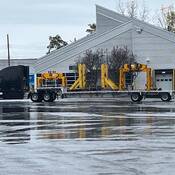 Semi-trailer seized