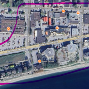 CCTV or dashcam footage from highlighted area