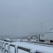 Highway 1 crash scene<br />
Photo courtesy of Megan Crandall, The Golden Star.