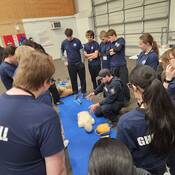 First Aid demonstration