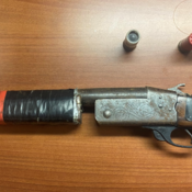 Seized firearm