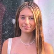 Thumbnail: Photo of Chloe Plant with long brown hair with blonde highlights