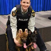 Sgt. Vanessa Munn with PPSDs.