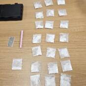 Dauphin RCMP charged a male after finding packets of a powdery substance believed to be cocaine. He was then arrested a second time less than 72 hours later.
