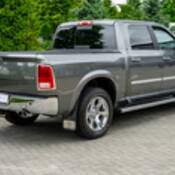 Photo of the rearside of pickup truck used in the kidnapping