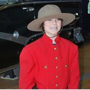 Childhood photo of Cst. Jordan