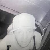 Suspect's face on CCTV