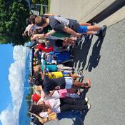 Students from Evans Elementary