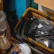 RCMP seized 439 weapons from a Dauphin residence on July 7. A 78-year-old male has been charged with various offences, including weapons trafficking.