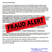 Example of fraudulent letter
