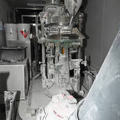A pill press for large-scale production of suspected methamphetamine.