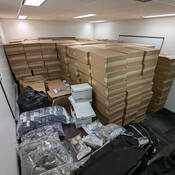 The investigation resulted in the seizure of contraband tobacco, illicit cannabis and cannabis byproducts, illicit drugs, cash, and other high-value items.