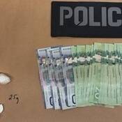 Image of drugs and money