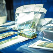 More than $145,000 in cash was seized in March 2024.