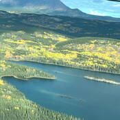 Aerial photo of the Tagish Highlands