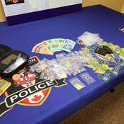 Evidence photo of fentanyl seizure
