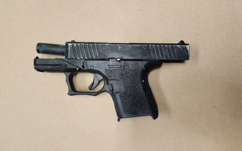 black firearm