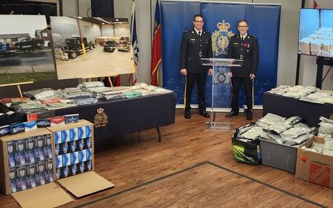 Items seized in Project Bourbon