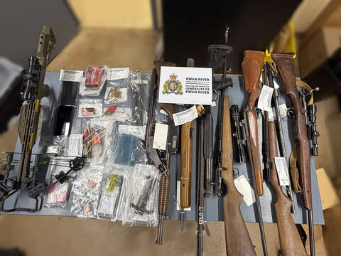 RCMP seized firearms, weapons and drugs after executing multiple search warrants at a Swan River residence on Sept. 4.