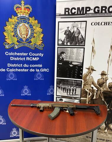 Firearm seized
