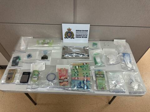 Ten people were arrested and face drug trafficking charges following the execution of search warrants at four Swan River residences on Oct. 1-2.