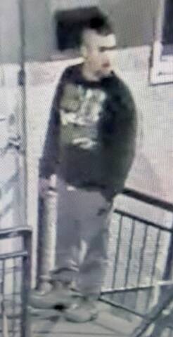 RCMP are looking for this suspect after multiple vehicles were vandalized on Cedar Bay in Portage la Prairie on Oct. 8.