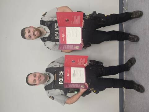 Constable Henneberry and Constable Hanna