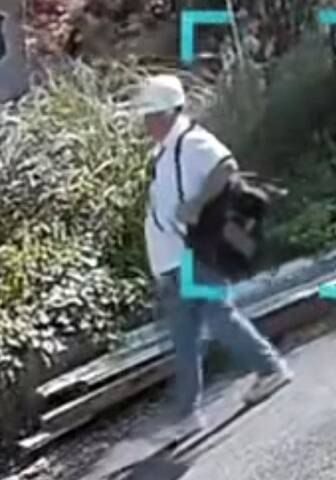 Photo of the suspect in an alleged home invasion