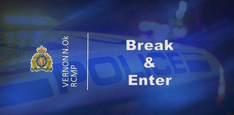 stock image blue background break and enter in text