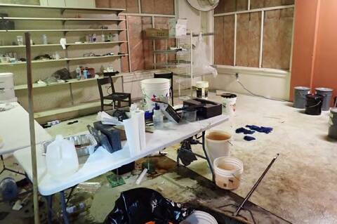 Clandestine synthetic drug laboratory dismantled by Athabasca RCMP in Colinton, Alberta