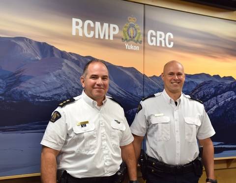 Superintendent Steve Bergerman and Inspector Graham Gurski