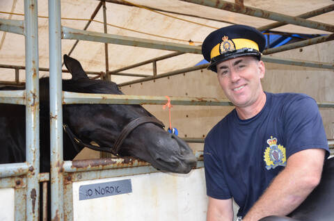 Cst. Simkins with Nordic.