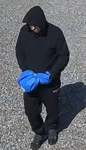 RCMP released surveillance image of the armed robbery suspect in Eckville hotel bar