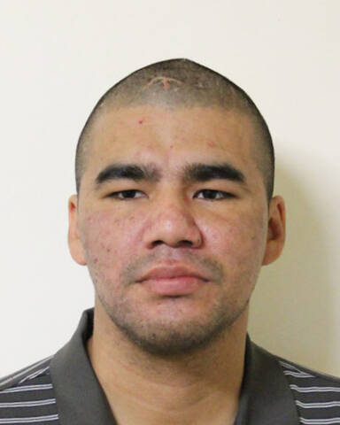 Photo of wanted suspect Eric Scott Merasty released by Sandy Bay RCMP