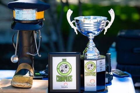 First Responders Mental Health Games trophies