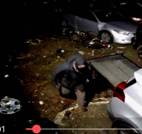 Surveillance still of suspect in Grand Falls-Windsor vehicle theft investigation